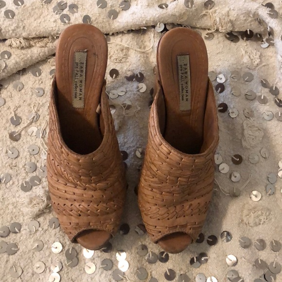 Zara Real Leather Heels - Picture 3 of 3